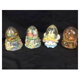 musical snow globes, Easter theme, one has some