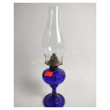 Oil lamp, vintage, measures approximately 15