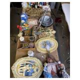 Avon, plaster plaques, syroco sconces, plaster