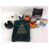 Box grader, glade air freshener, decor pumpkin,