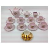 Koran china tea set - handpainted