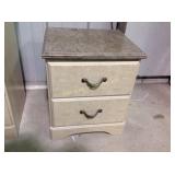Night stand - discoloration on top. 22"h x 19"w x