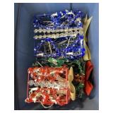 Christmas decorations, outdoors, light up present