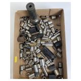Tools, sockets, chrome, variety of sizes and