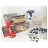 Kobalt power drill, Milwaukee work light,