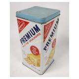 Nabisco Saltine cracker tin