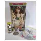 Buttons, Classic Treasures doll, crocheted
