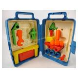 Mattel work bench and tools in case