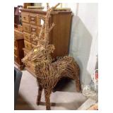 Deer, lawn decor, grapevine