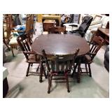 Dining table & 4 chairs. Dimensions of table: