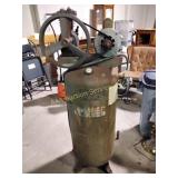 Air compressor tank, rusted