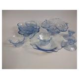 Cambridge glass Moonlight Blue Items - Caprice &