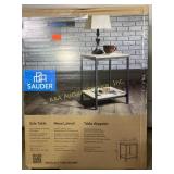 Side table new in original box, charter oak