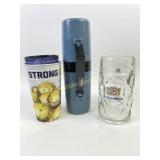 Coleman thermos, Beer Stein, reusable tumblers