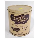 Charles Chips tin