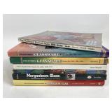 Collector price guide books, depression glass,