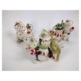 5 Lenox Christmas ornaments