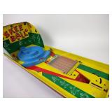 Marx litho steel skee ball toy - wear and