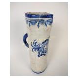 Spanish faience ceramic beer tankard - small