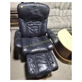 Reclining chair and ottoman, some wear