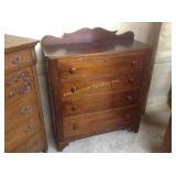 Vernacular Sheraton chest of drawers. Refinished.