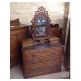 Victorian dresser. Finish wear commensurate with