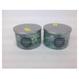 Yankee candles,  sunshine and snow, quantity two,