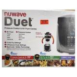 Nuwave duet pressure cooker and air fryer combo