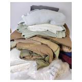 Blankets, comforter, pillows