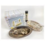 Misc. silverplate flatware, pick up sticks,