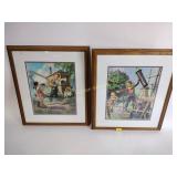 H. Hintermeister Framed and matted pictures