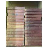 Antique encyclopedias, copyright 1910, appears to