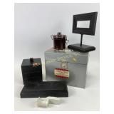 Home decor items, storage containers metal file