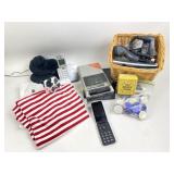 Cassette recorder, Horny Toad gag gift, remote