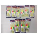 Best tackle, bobbers, new in package, store