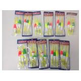 Best tackle, bobbers, new in package, store
