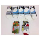 7 pairs of new socks, Defeet, WrightSock