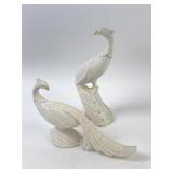 Peacock figurines