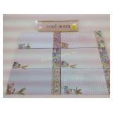 Notepads, new in packaging, Cool Mom plaque