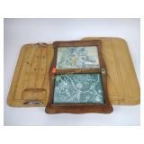 Cutting boards, wooden, kitchen decor item