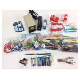 Boston pencil, stapler, scotch tape, staples