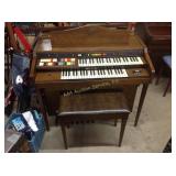 Hammond electric organ. 36"h x 43"w x 24"d