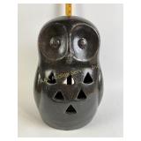 Large ceramic garden owl