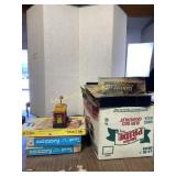 Vintage board games including yahtzee, memory,