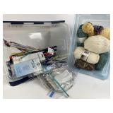 Sewing supplies including large variety of