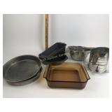 Pyrex baking dishes, Pyrex baking pan, flower