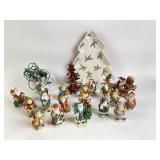 Porcelain Christmas figurines, cookie