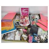 Craft supplies, variety, including cars stock,