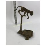 Brass monkey ash tray