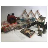 Plastic dollhouse accessories, canteen, ceramic